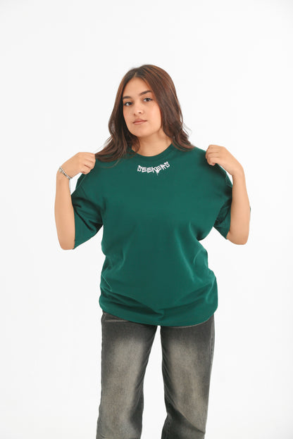 Dark Green Oversized T-shirt